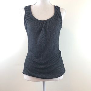 Tank top with lurex